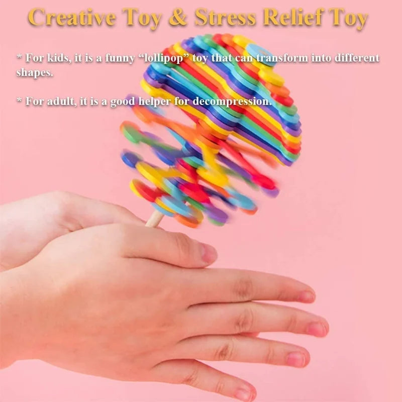 🎅Xmas sales-49% OFF🎁 Wooden Lollipop Stress Relief Toy
