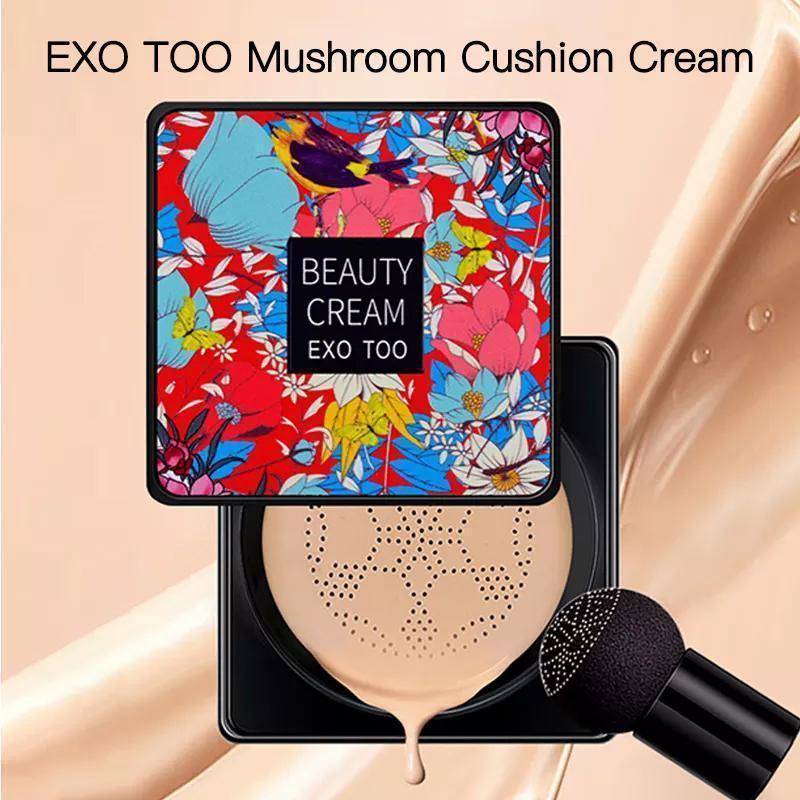 2022 New Waterproof Air Cushion CC Cream For Beauty(Mushroom Head As a Free Gift)