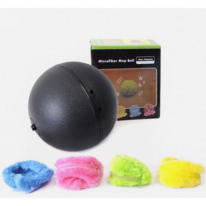 Pet Electric Ball Toy with Plush Cover（With a four-color outer sheath）