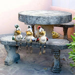Resin Chicken Garden Ornament