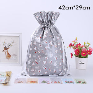 Drawstring Christmas Gift Bags