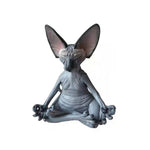 Sphynx Cat Yoga Statue