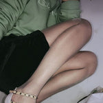 Pearlescent Silk Stockings