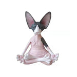 Sphynx Cat Yoga Statue