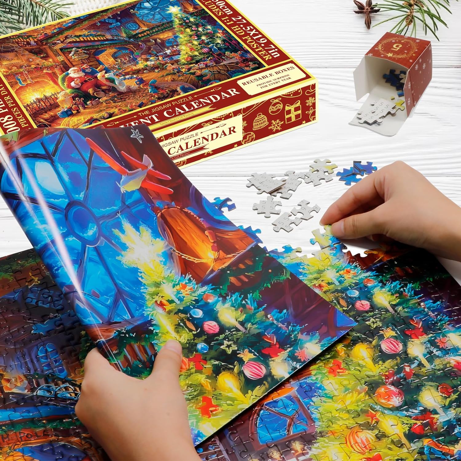 Advent Calendar 2023 Christmas Jigsaw Puzzles——🎅🎅The best solution for Christmas gifts