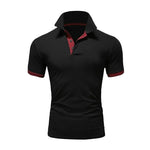 Men's Solid Color Polo Shirt