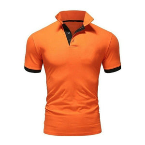 Men's Solid Color Polo Shirt