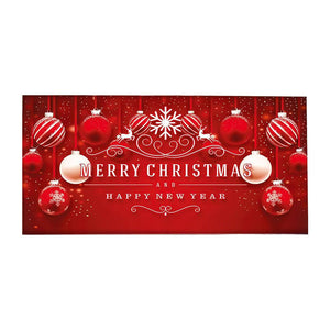 Snow Garage Door Banner Ornament