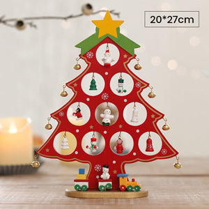 DIY Wooden Mini Christmas Tree Set