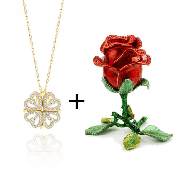 Hollow Four-Leaf Clover Necklace