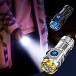 Three-eyed monster mini flashlight