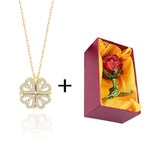 Four Leaf Heart Shape Lucky Necklace  - 🔥🔥Pre-sale For A Limited Time With The Lowest Discount